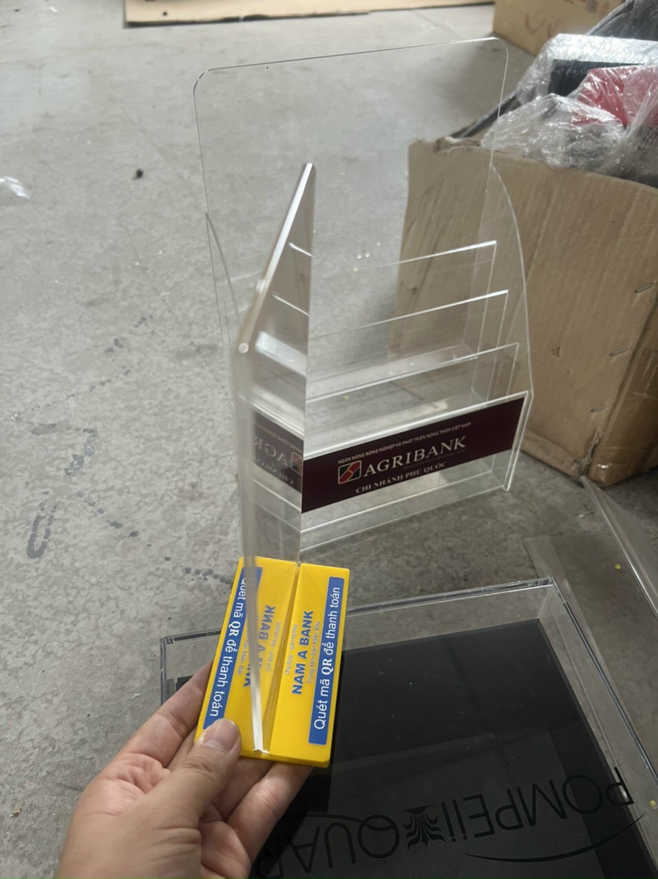 Standee Menu Mica A4, Menu để bàn A5, A6 , Mica Đài Loan