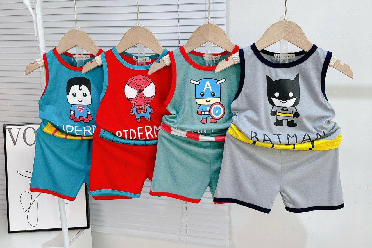 SET THUN LẠNH BA LỖ CHO BÉ TRAI (5-15KG)