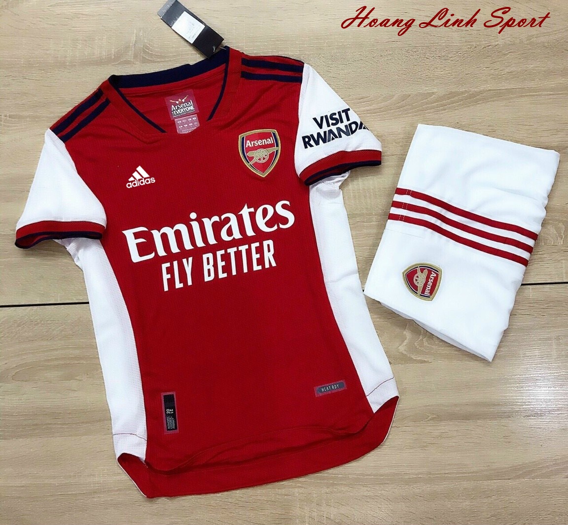 Áo Bóng Đá CLB Arsenal-Sân Nhà-Bản Thi ĐẤu-Chất Vải Polyester Thái Cao Cấp
