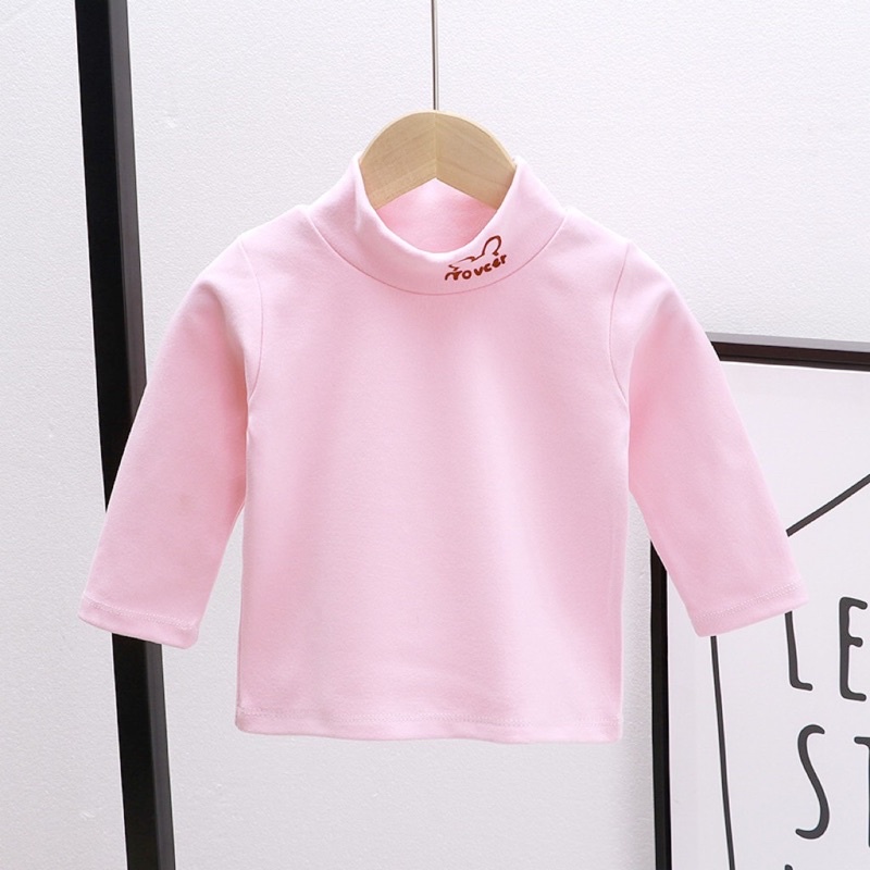 ÁO COTTON NỈ CỔ 3P HÀNG QC CHO BÉ