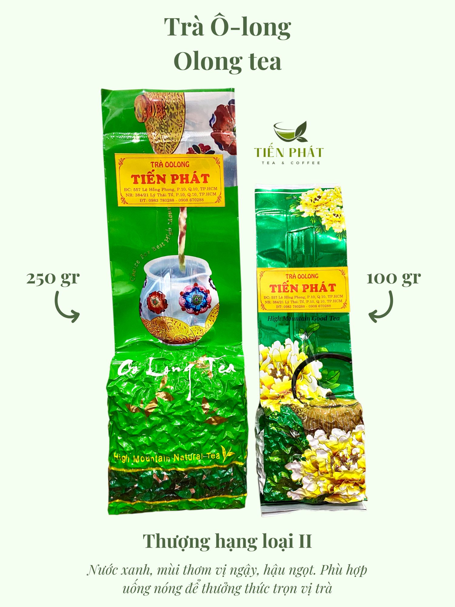 TRÀ Ô LONG CHUẨN VỊ ĐÀI LOAN