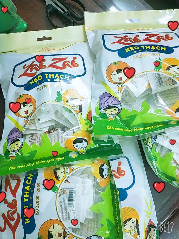 [ Sẵn hàng ] Combo 1000g THẠCH HOA QUẢ ZAI ZAI