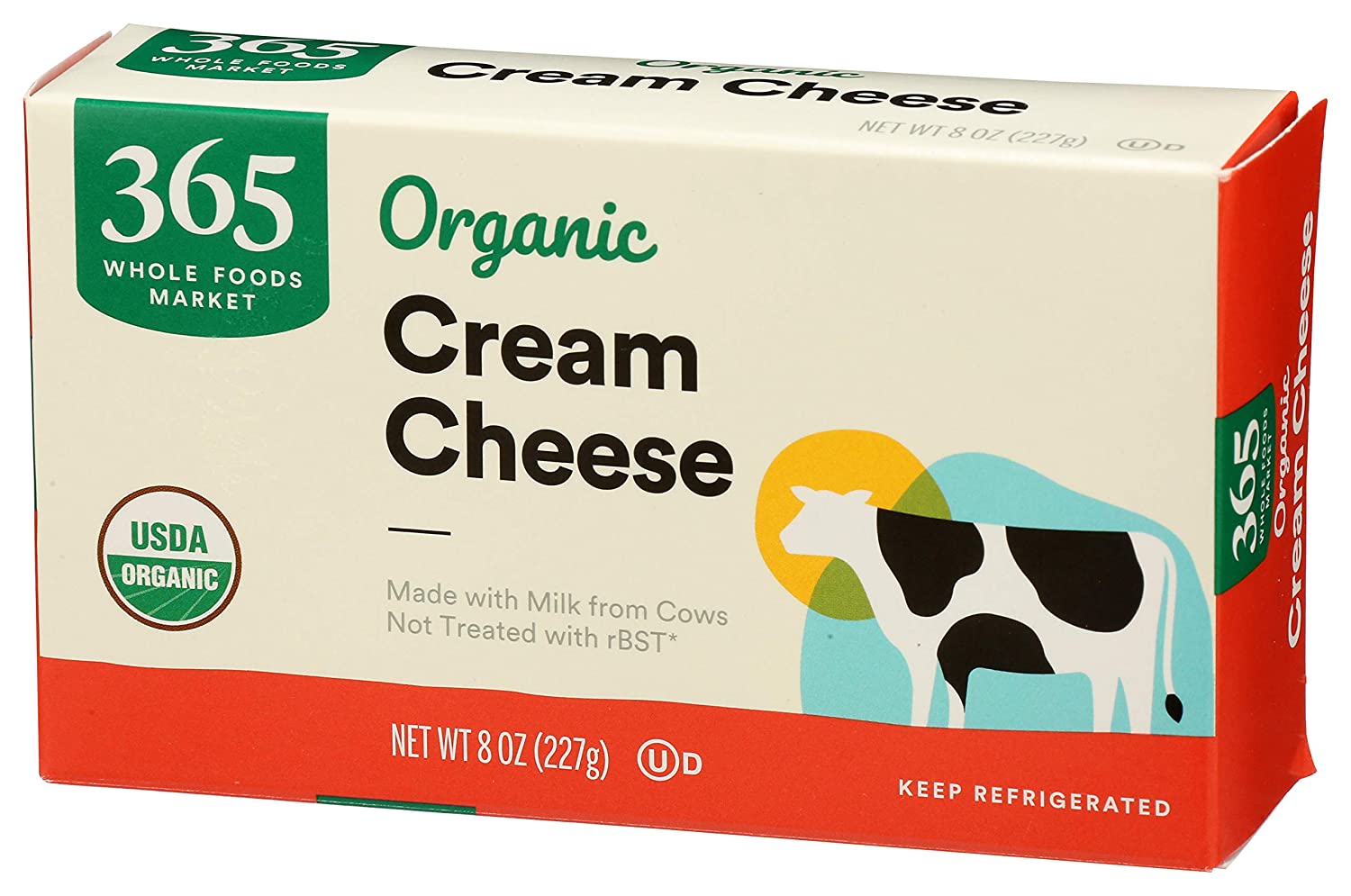 PHÔ MAI CREAM CHEESE HỮU CƠ USDA Organic THƯỜNG 365 by Whole Foods Market,