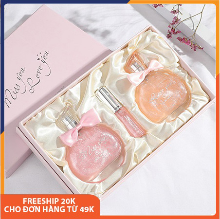 Combo 3 chai nước hoa nữ thơm lâu quyến rũ Miss you hương thơm thanh lịch lãng mạn, mùi ngọt ngào, dịu nhẹ, dạng xịt, bỏ túi được, xịt body nữ, nước hoa nữ cao cấp chính hãng giá rẻ nội địa Trung115ml Melystore MP003