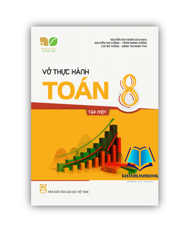 Sách - Combo Vở thực hành Toán 8 tập 1 + 2 (Kết nối tri thức với cuộc sống)