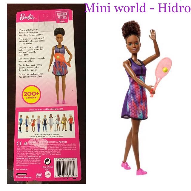 Búp bê Barbie fashionistas - Búp bê Barbie nghề nghiệp - Búp bê Barbie chất lượng sản phẩm đảm bảo và cam kết hàng đúng như mô tả
