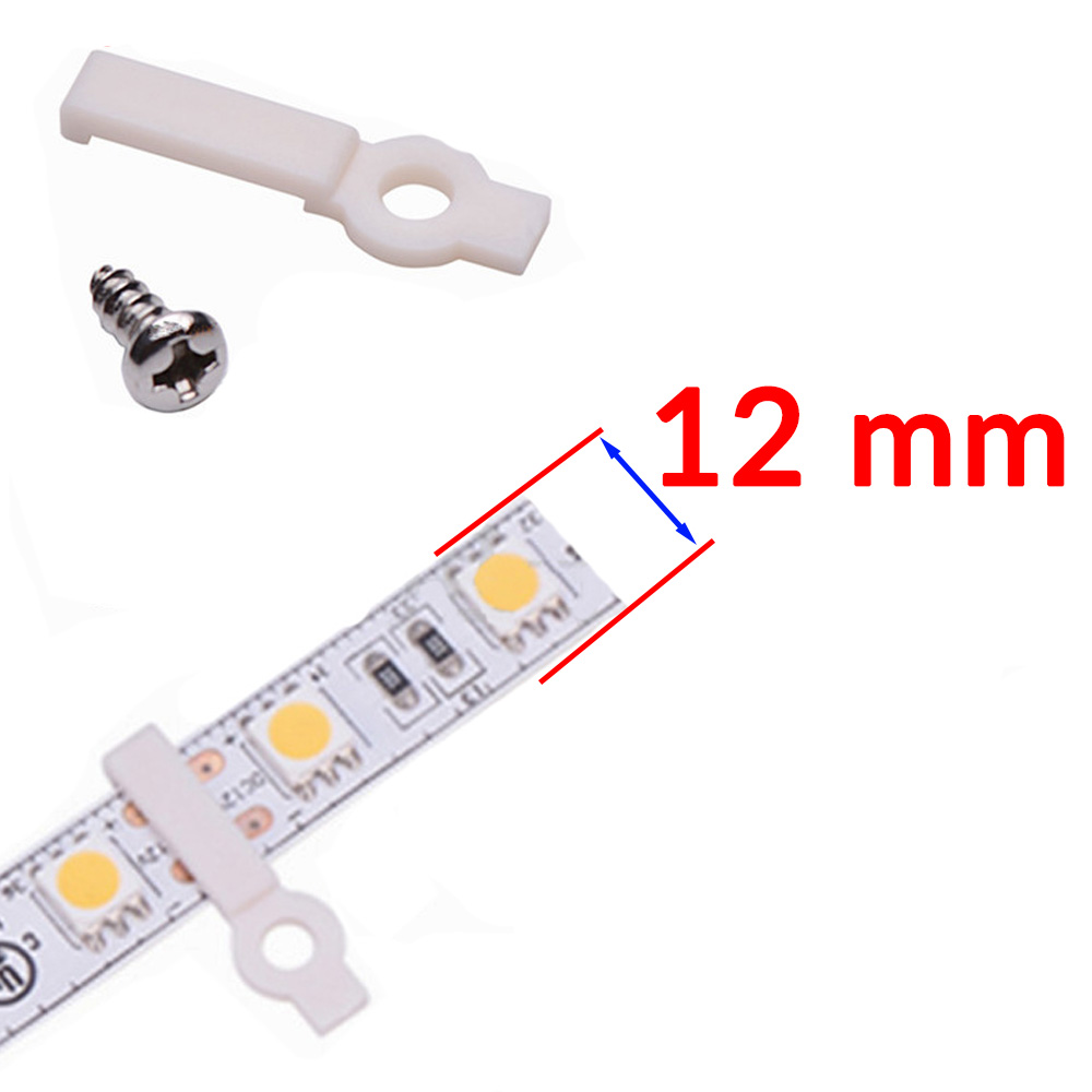 Cố Định Dây LED 8mm/10mm/12mm với đinh ốc [Combo 10]