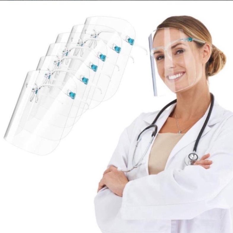 Kính chắn giọt bắn che hết mặt FACE SHIELD( SẴN SLL)