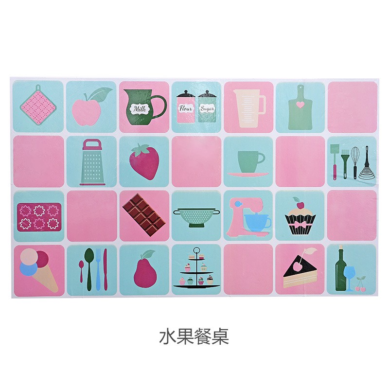 Giấy dán tường bếp, decal dán bếp, miếng dán bếp, giấy dán bếp chống dầu mỡ, chịu nhiệt cao