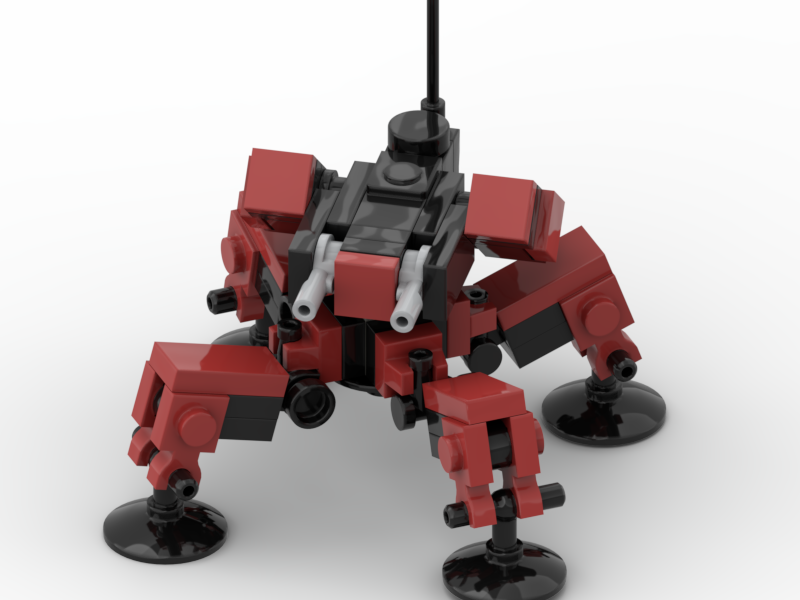 Đồ chơi lắp ráp Lego Mech Robot Spider Red