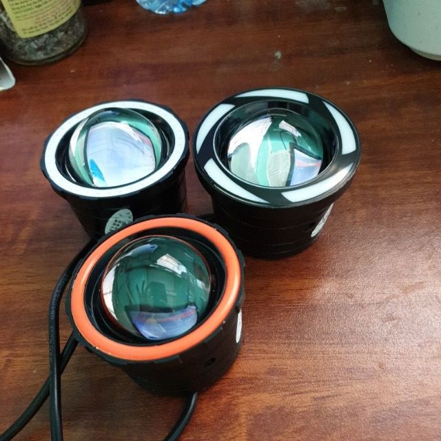 Đèn led trợ sáng U7 trần chế mắt cú.