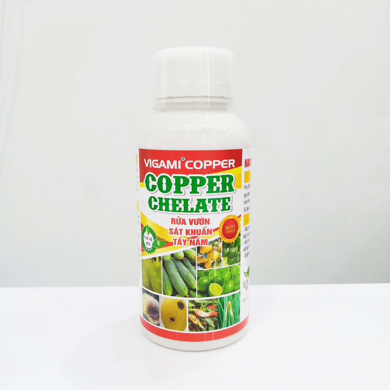 Phân bón VIGAMI COPPER CHELATE 500ML - RỬA VƯỜN, SÁT KHUẨN, TẨY NẤM