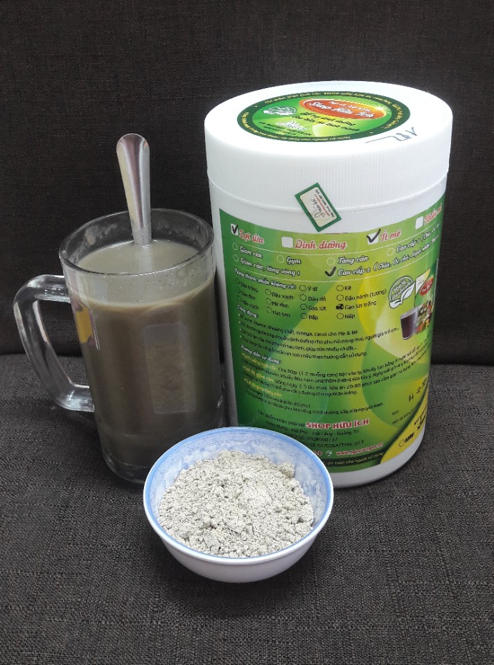 [HCM]Ngũ cốc lợi sữa cao cấp 18 loại đặc biệt (thêm Hạnh Nhân +Óc Chó +Chia+Macca ) nhiều mè đen 1 ký