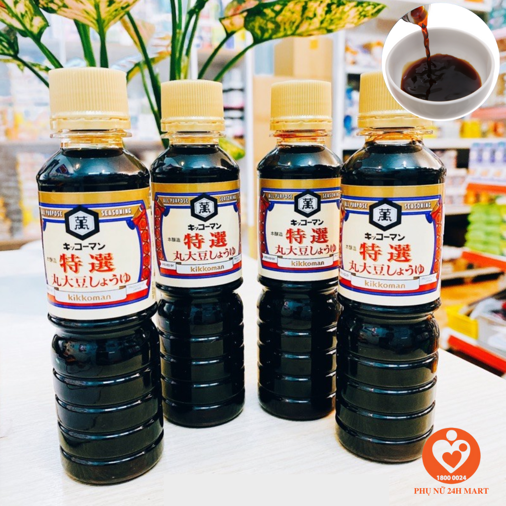 Nước tương Kikkoman Nhật 100ml [HSD T10/2024]