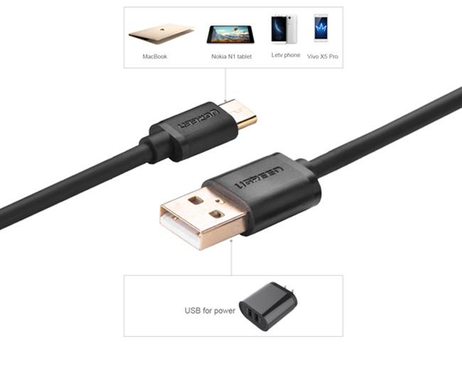 Cáp USB-C sang USB 2.0 1m UGREEN 30159
