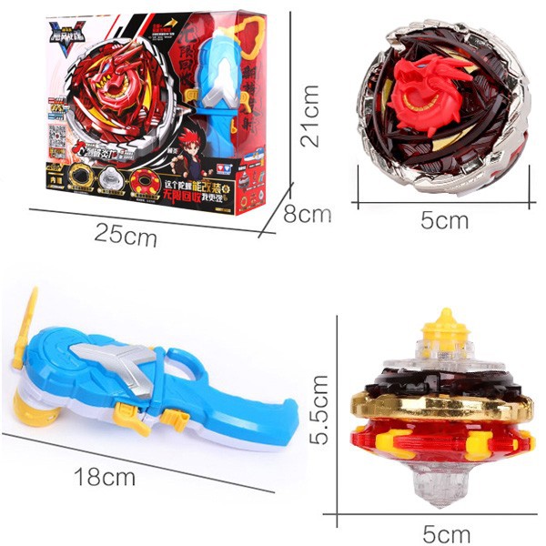 Con quay Đại chiến vô cực Nado 5 Thần Rồng Vuốt Lửa NC