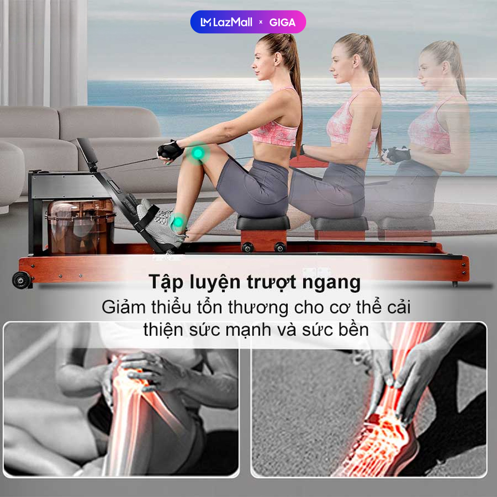 [ Hỏa tốc HN - HCM ]  Máy chèo thuyền gấp gọn KingSmith WR1F