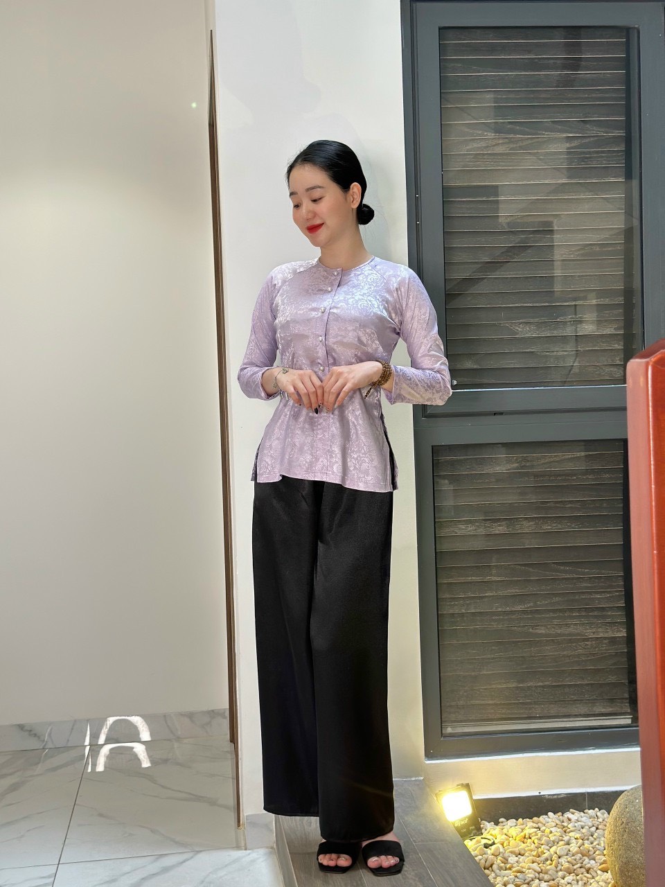 ĐỒ LA # BÀ BA ĐI CHÙA , ĐỒ NỮ VẢI GẤM THƯỢNG HẢI
