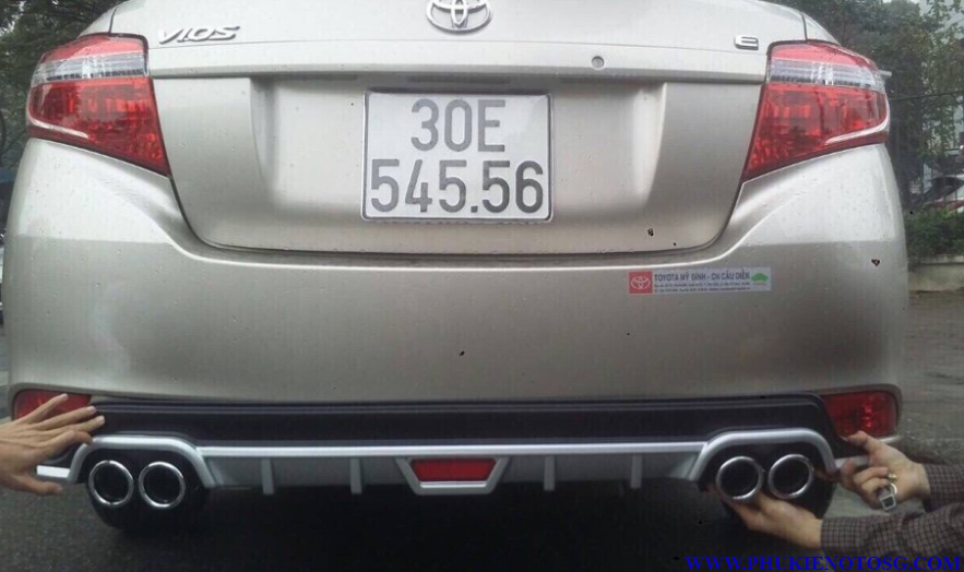 Líp chia pô kép cho xe Toyota Vios 2014-2018