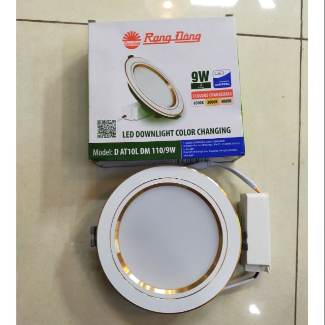 Âm trần đổi màu d110-9w rạng đông