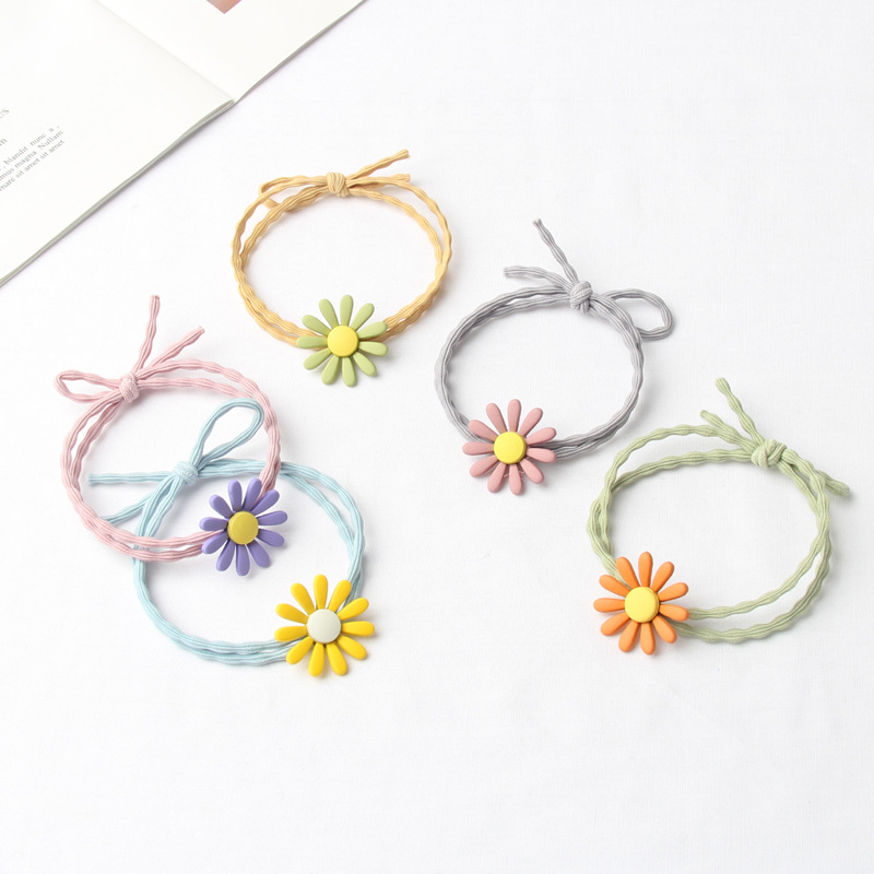 Set 5 Cột (Buộc) Tóc Hoa Cao Cấp