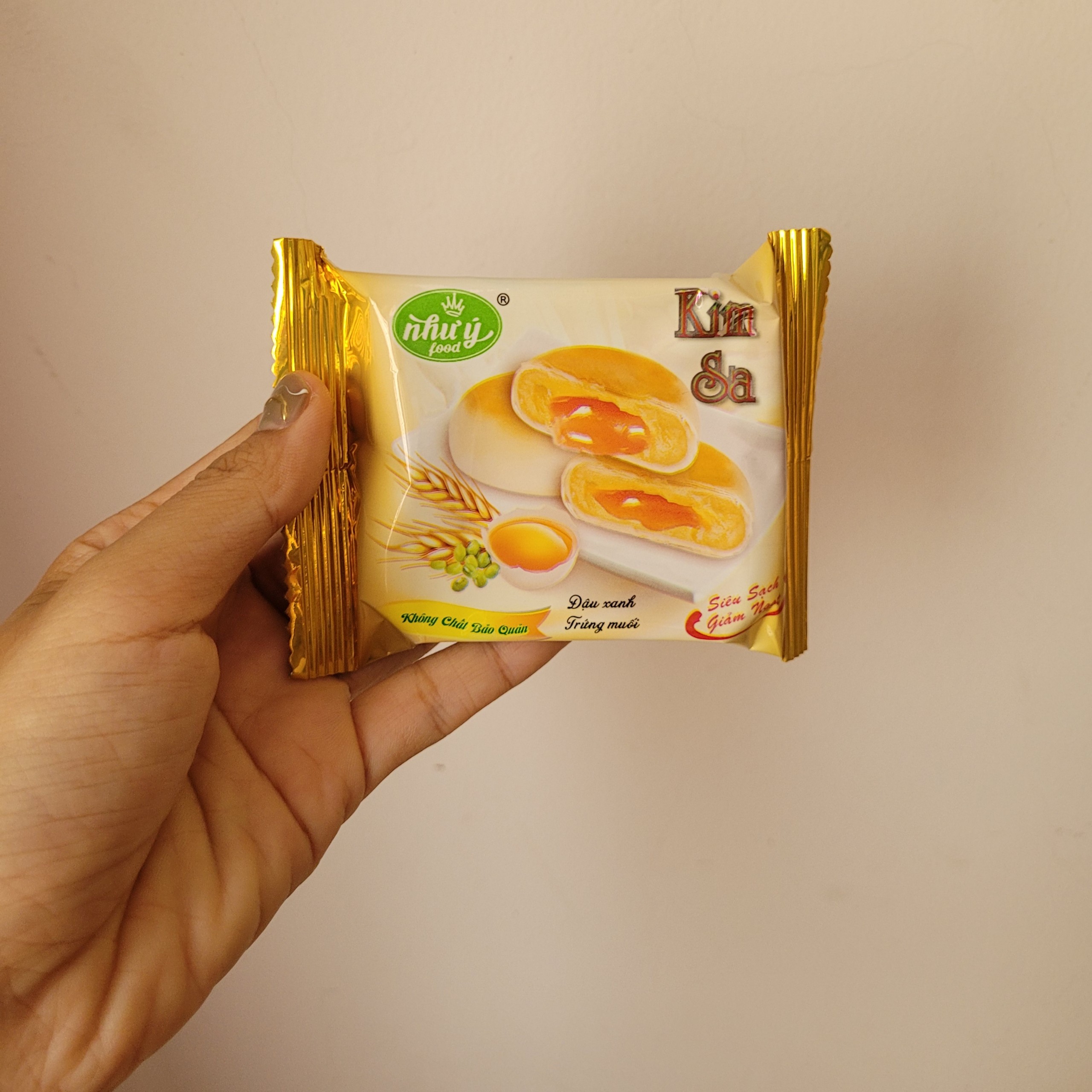 BÁNH PÍA KIM SA ĐẬU ÍT NGỌT