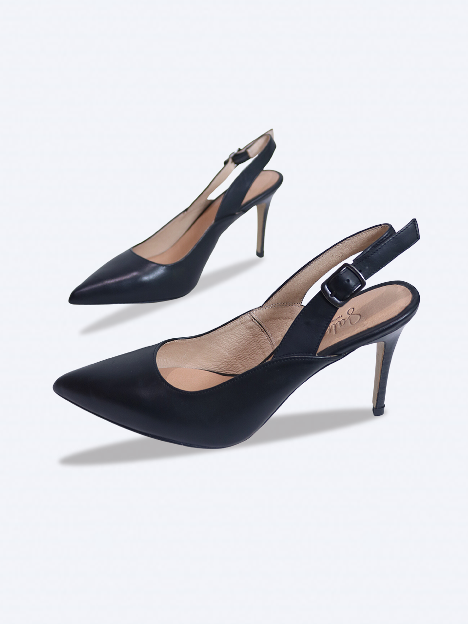 Công sở Slingback da thật gót 9p Salsa