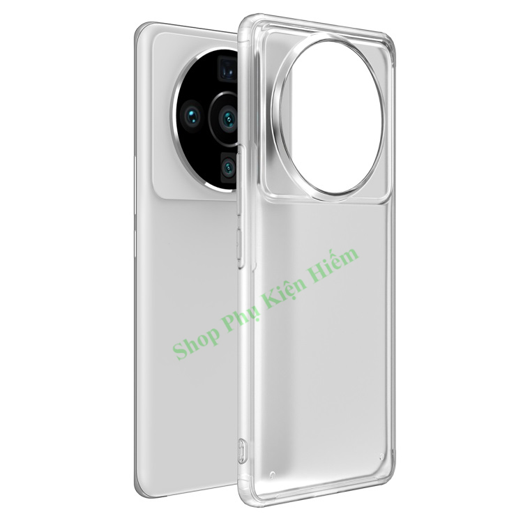 Ốp lưng Xiaomi 12S Ultra lưng nhám viền dẻo