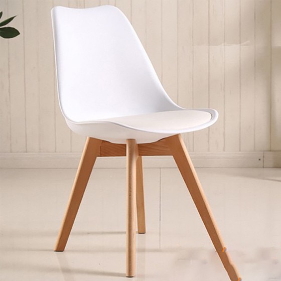 ghế eames chân gỗ có đệm
