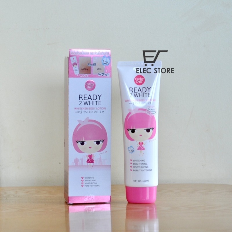 Sữa dưỡng thể trắng da Cathy Doll Ready 2 White 150ml Thái Lan
