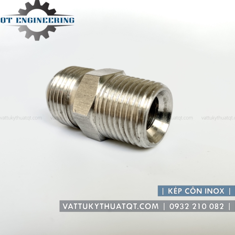 Kép Côn Inox 304 (Hệ Ren Mỹ) - DN15 (phi 21mm) - VATTUKYTHUATQT.COM
