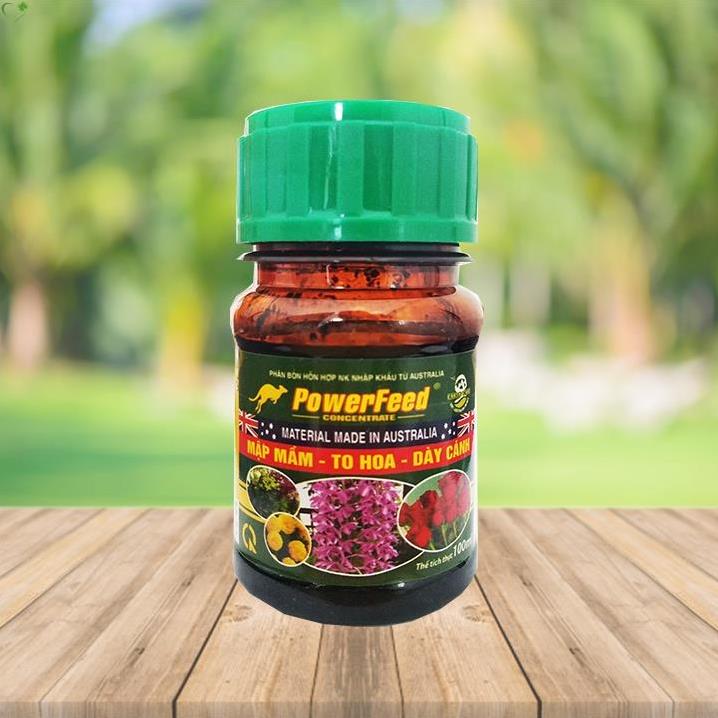 Phân hữu cơ Đạm cá Powerfeed 100ml dùng cho hoa lan, cây cảnh