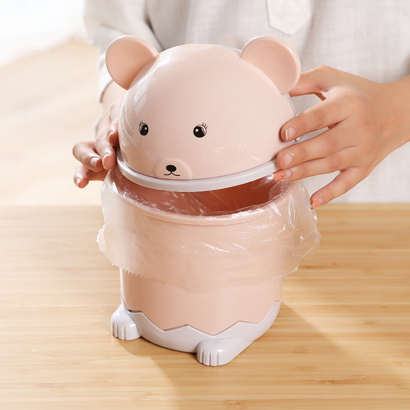 Thùng đựng rác mini đáng yêu