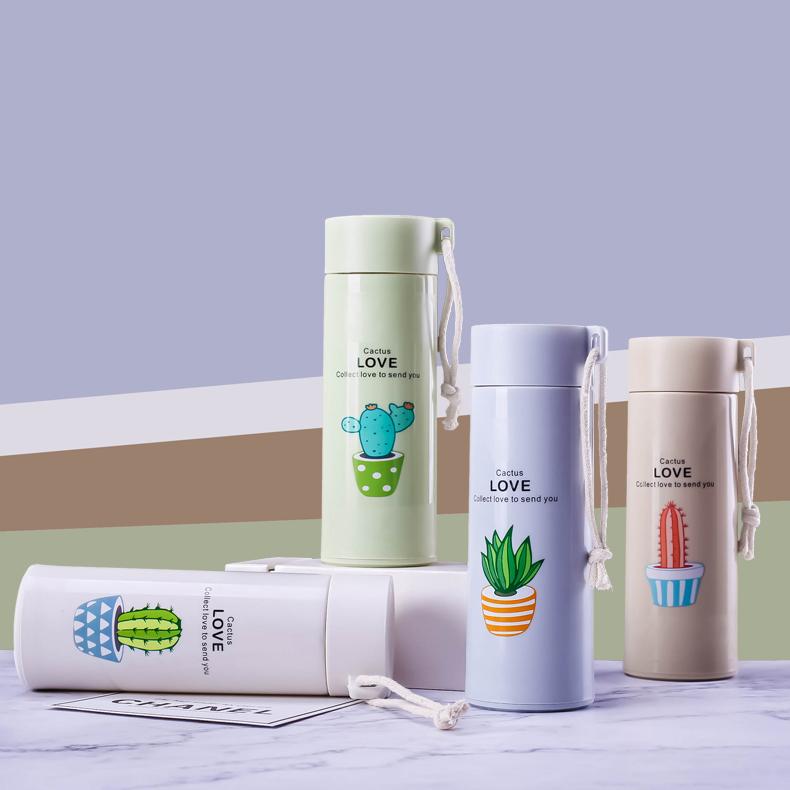 Bình đựng nước giữ nhiệt cute 2019 400ml(chọn mẫu)