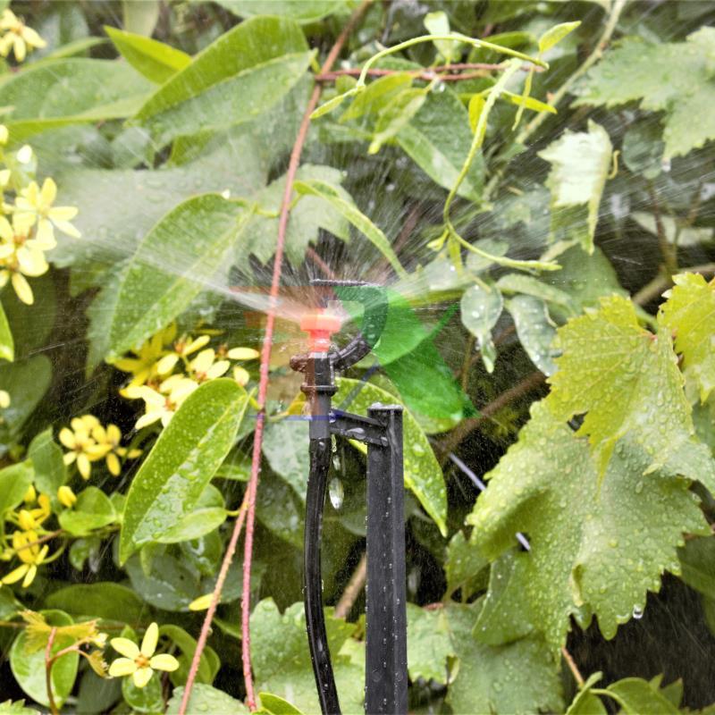 Set kit 16 plug Rod watering rotating full + valve timer fujin-x, tx-diy-015, irrigation Kit self-assembling DIY watering rotating 306 degrees