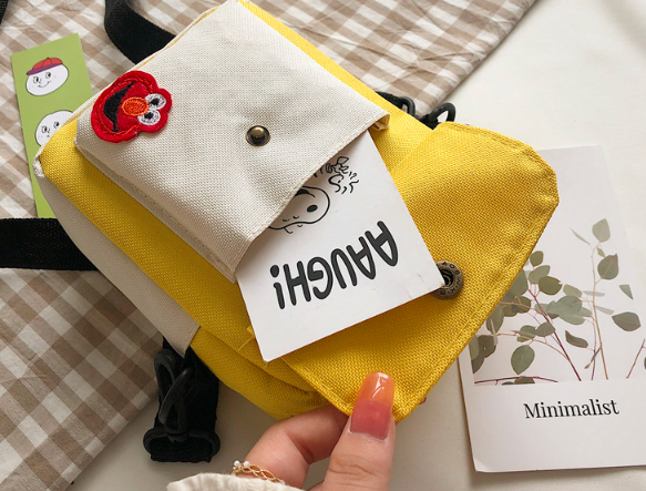 Túi vải canvas đựng điện thoại cute