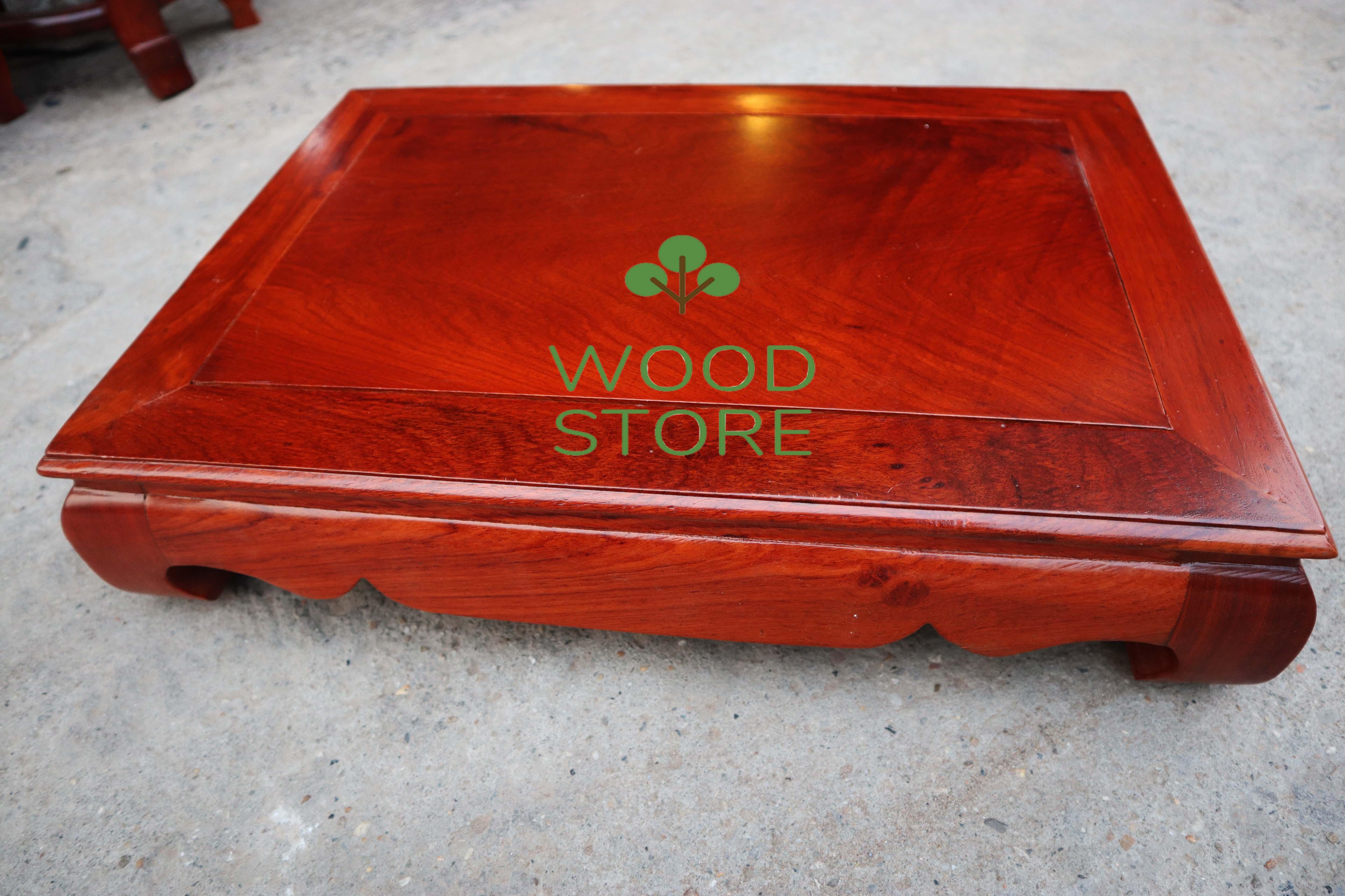 Bàn osin trúc bàn ăn bàn trà nhật gỗ hương Cao 10cm