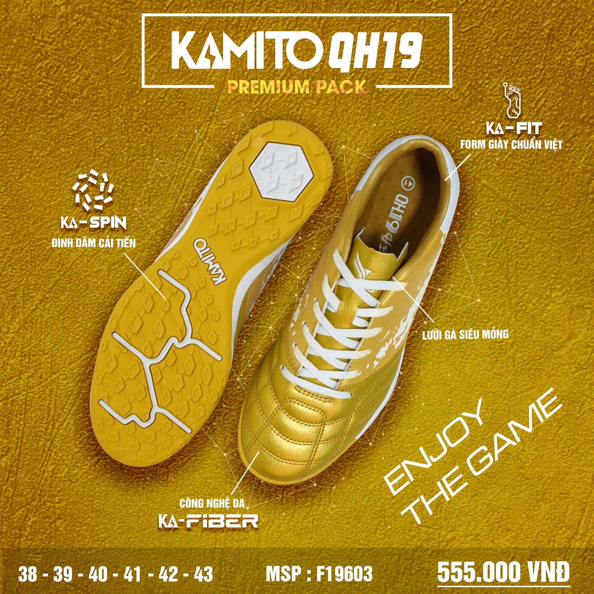 Giày đá bóng quang hải Kamito QH19