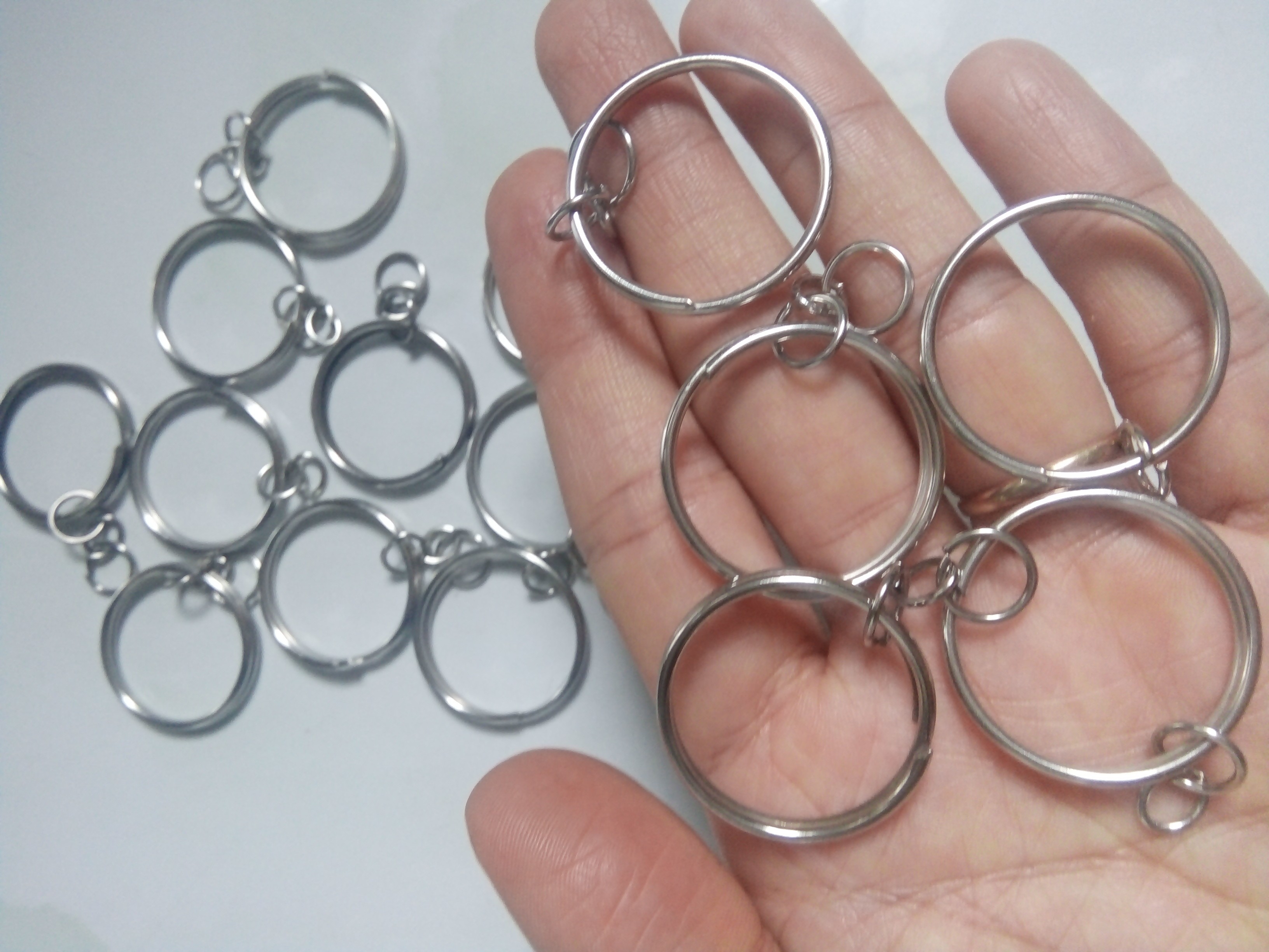 Khuyên sắt(dùng để móc chìa khóa )giá 10 chiếc  phụ kiện móc khóa