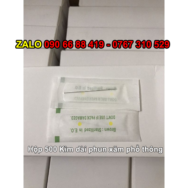 Kim 1r dài phun xăm dành cho máy phổ thông - máy idm - máy rồng