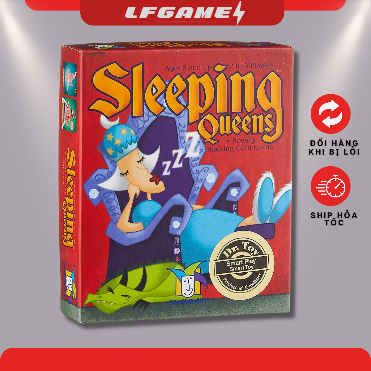 Bộ đồ chơi thẻ bài Sleeping queen Đánh Thức Nữ Hoàng Ngủ Quên Board game Card Game