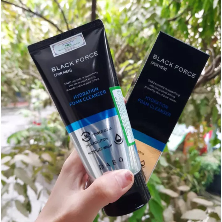 Sữa Rửa Mặt Nam Thải Độc , Trắng Da, Sạch mụn CAO CẤP - Dabo Hydration For Men 120ml