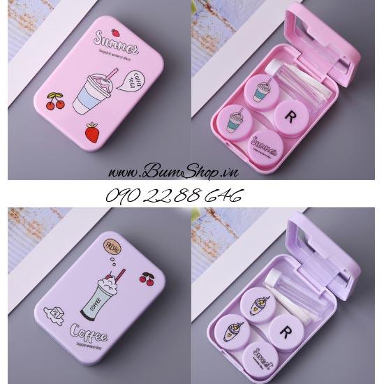 Khay gương đôi đựng được 2 cặp lens