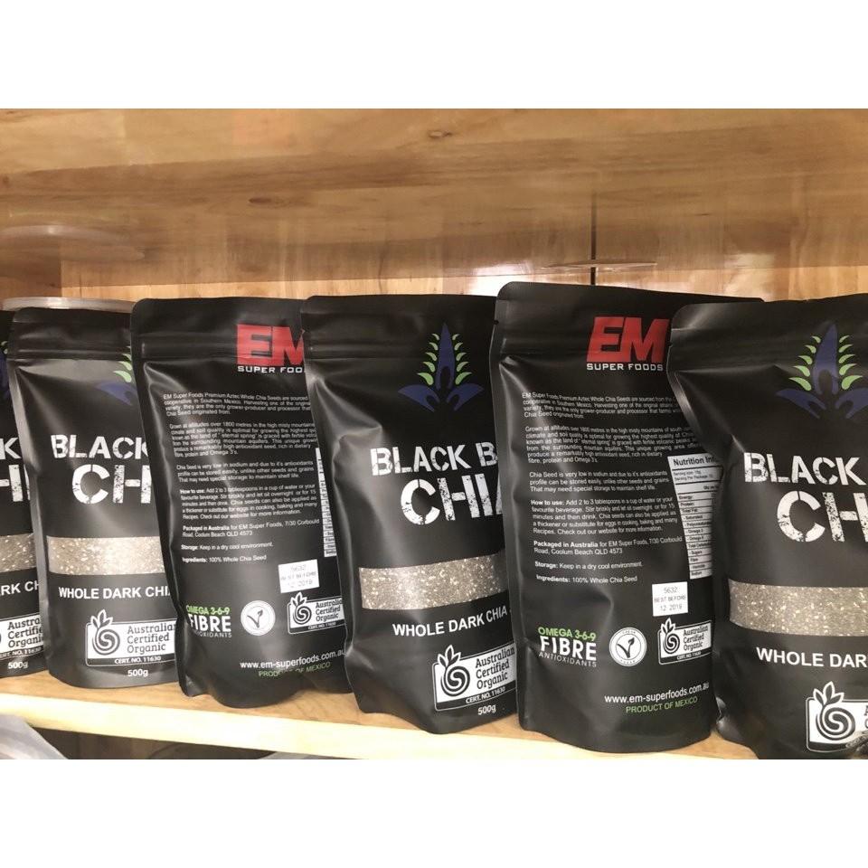 500g hạt chia ÚC đen