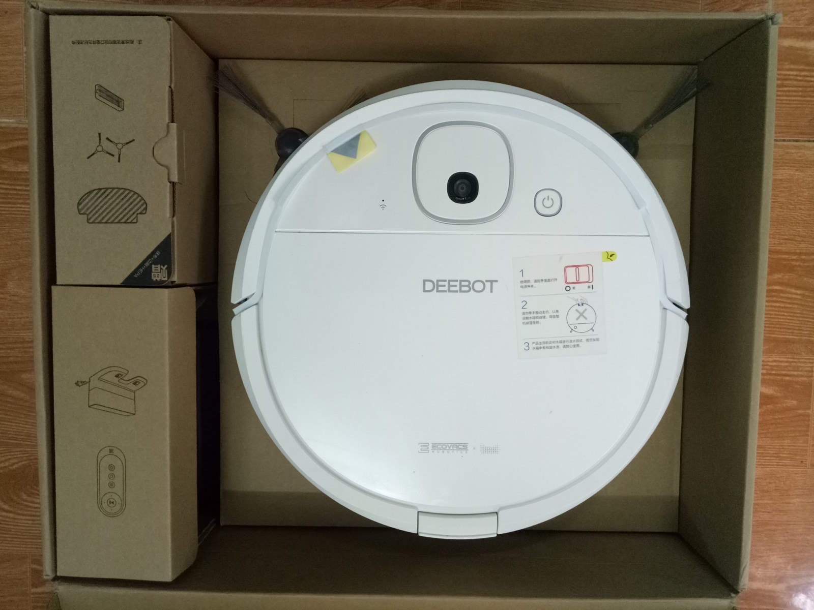 Robot hút bụi lau nhà thông minh ECOVACS DEEBOT DJ35 (App Quốc tế điều khiển bằng điện thoại)