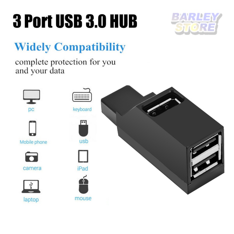 【Barley】Đầu chuyển đổi 3 cổng USB 3.02.0 tốc độ cao