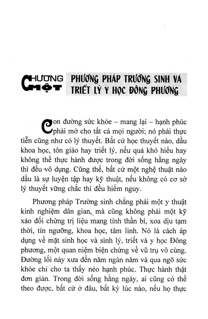 Phương Pháp Trường Sinh Và Đạo Thiền
