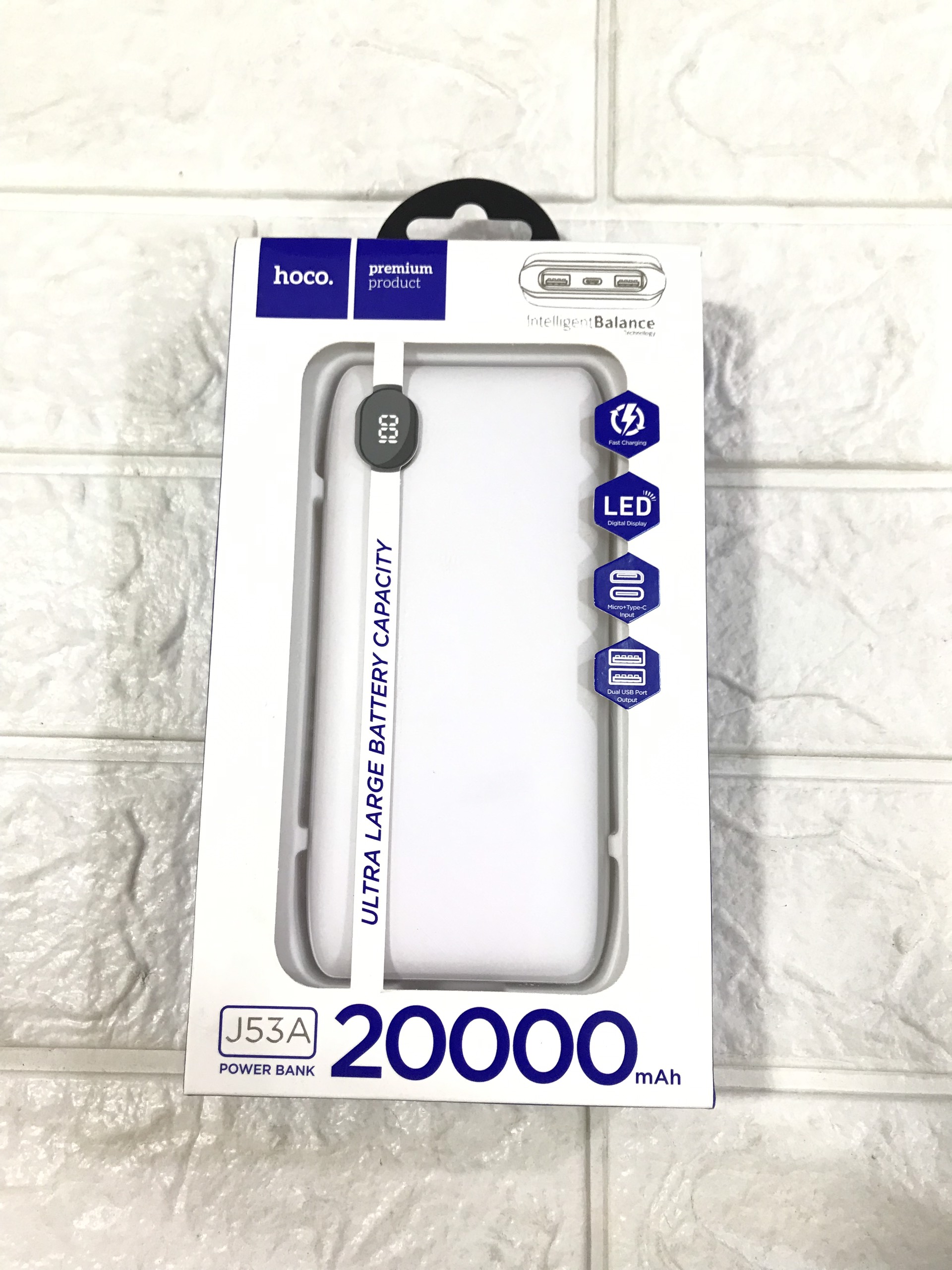PIN DỰ PHÒNG HOCO J53A 20000mA