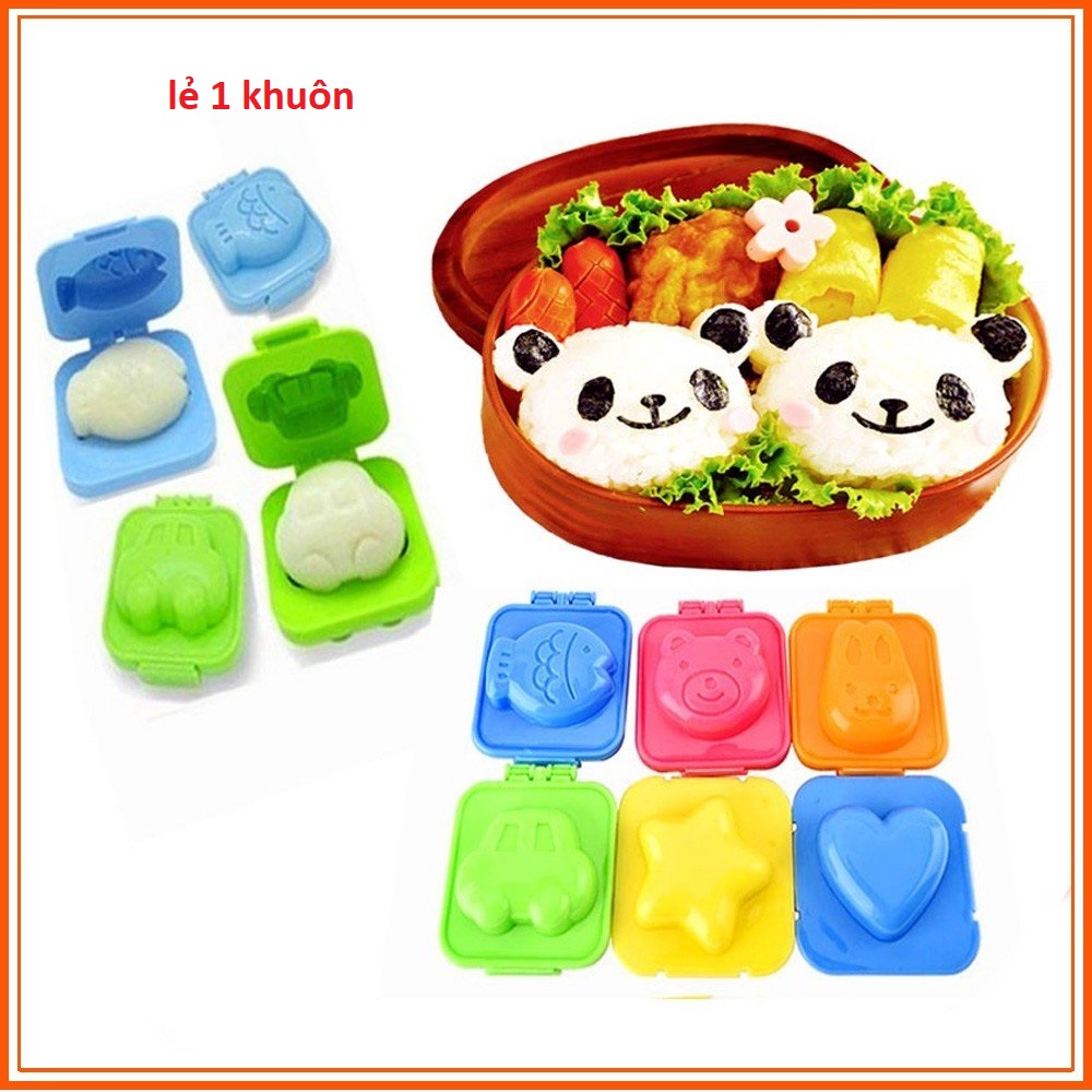 Lẻ 1 Khuôn Cơm Tạo Hình Bento Cho Bé