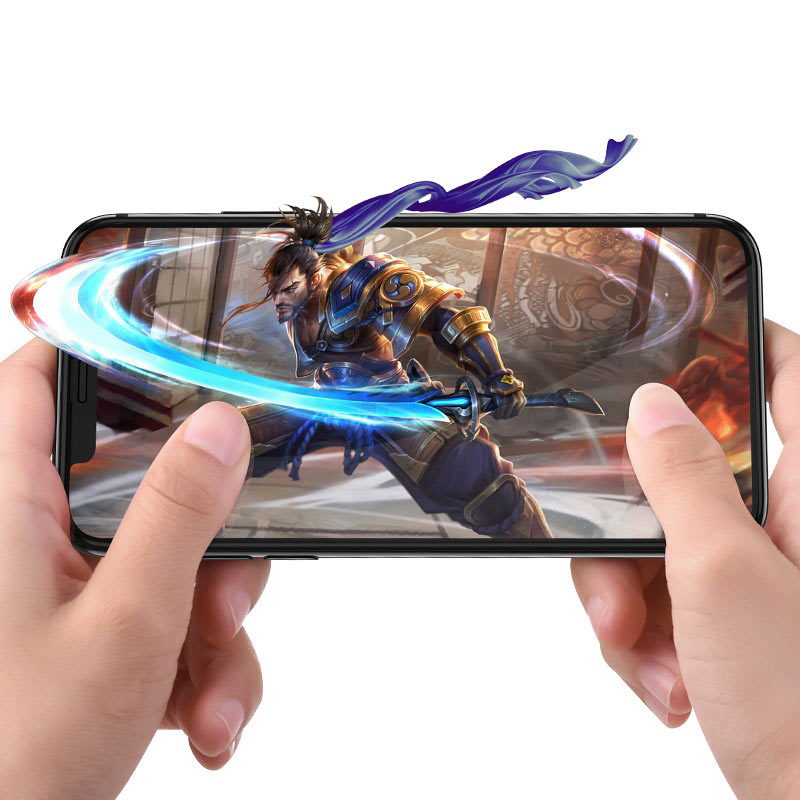 Kính cường lực full màn hình Hoco G5 dành cho các dòng iPhone từ 6 đến 15 Pro Max (Đen) - Nhất Tín Computer